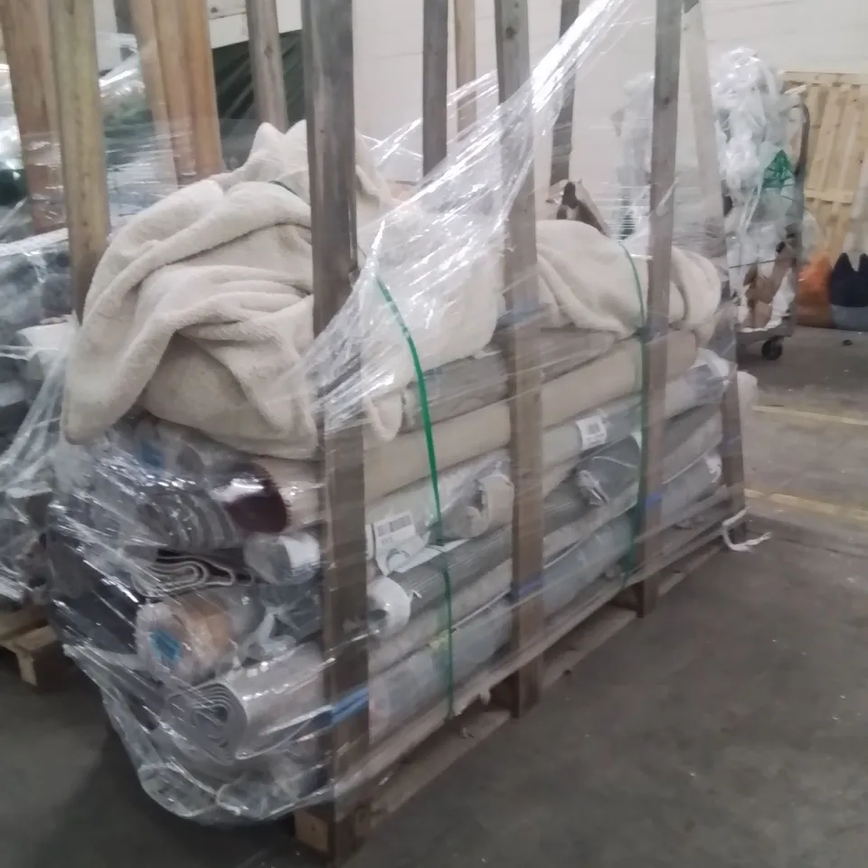 PALLET OF APPROXIMATELY 20 QUALITY DESIGNER RUGS