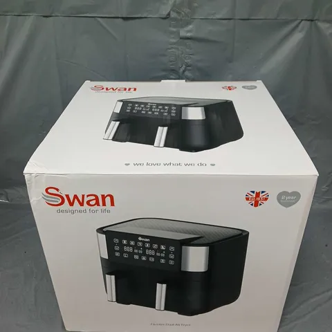 BOXED SWAN 7.6L DUAL AIR FRYER