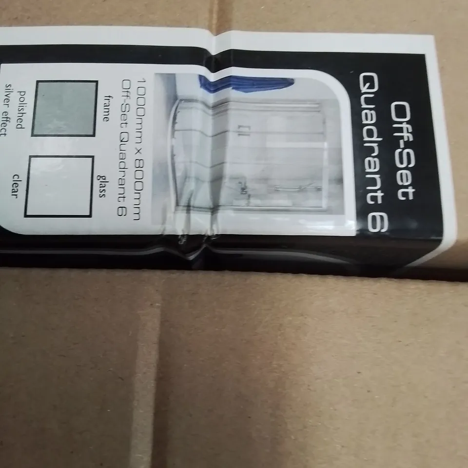 BOXED OFFSET QUADRANT 6 SHOWER CUBICLE 1000 × 800mm