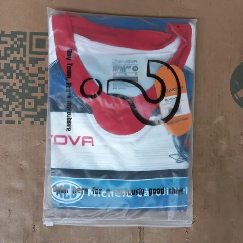 BAGGED GIVOVA WILDERS RUGBY TOP IN MULTICOLOUR SIZE 2XL