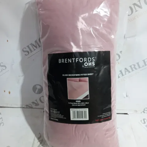 BRENTFORDS OHS FITTED SHEET - KING SIZE