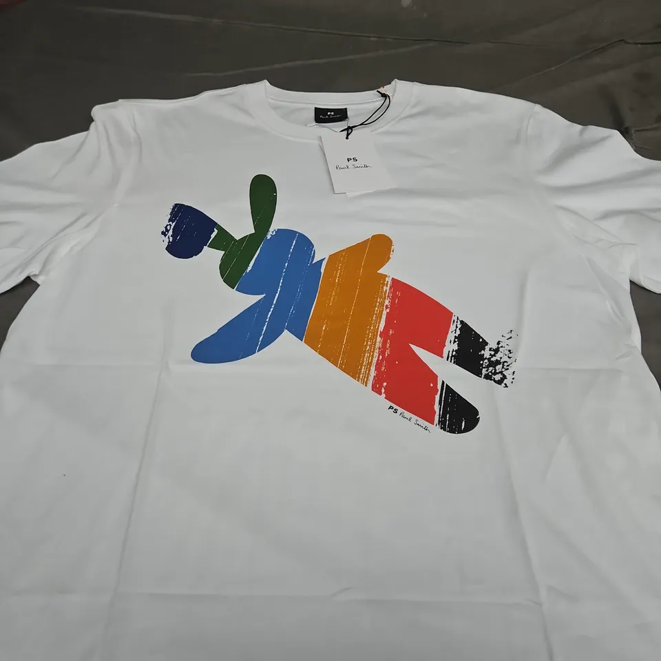 PAUL SMITH GRAPHIC TEE - SIZE LARGE 