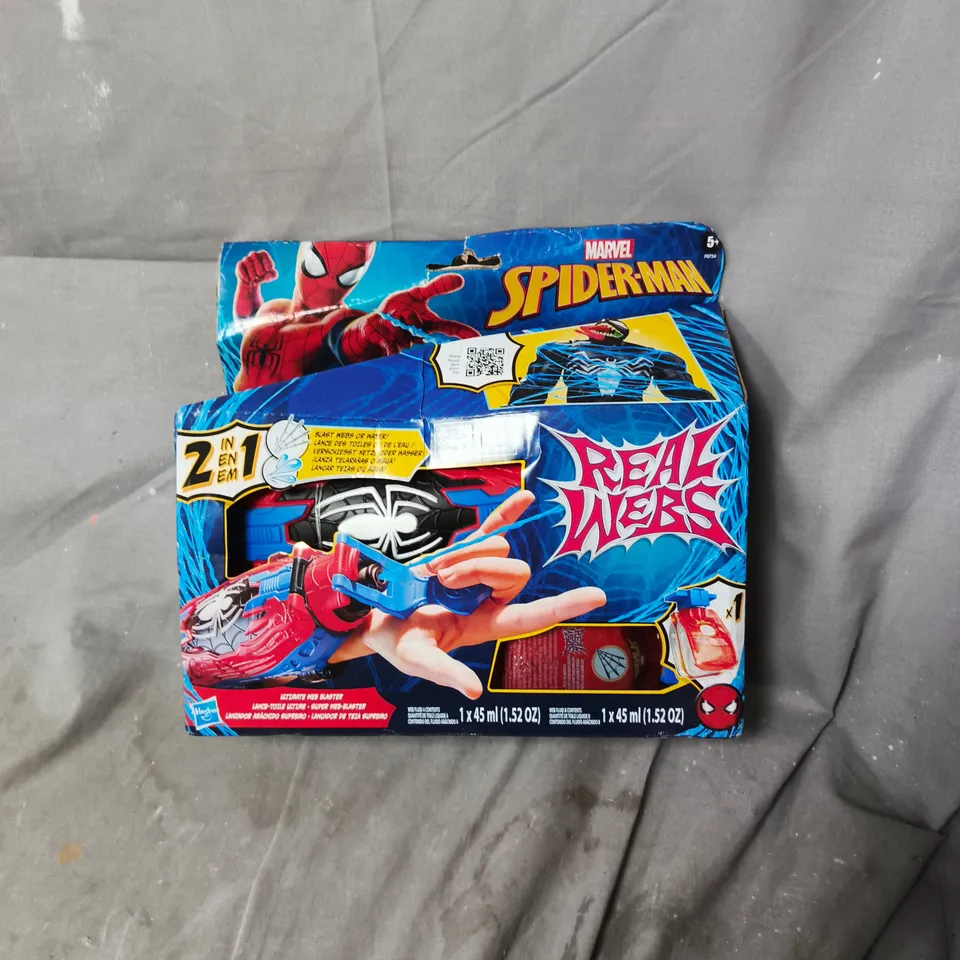 MARVEL SPIDER-MAN REAL WEBS TOY BLASTER – BOXED 