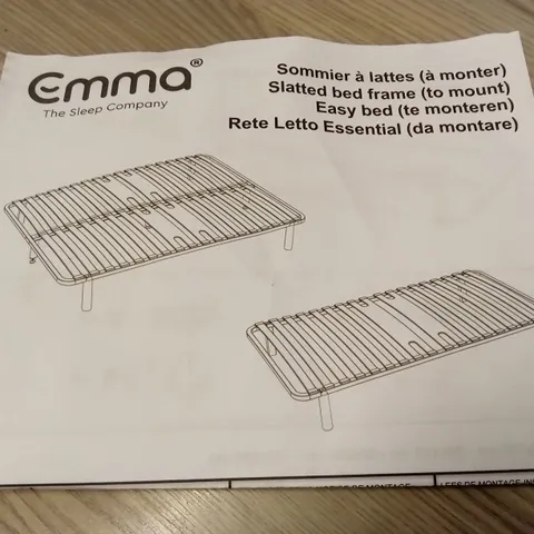 BRAND NEW BOXED EMMA SLATTED BED FRAME - 150 x 200 KING SIZE (1 BOX)