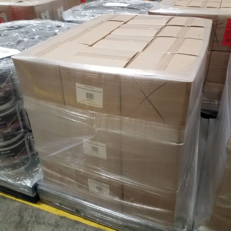 PALLET CONTAINING APPROXIMATELY 36 BUCKETS OF BOSTIK CEMENTONE RAPID SETTING WATERPROOF CEMENT 10KG