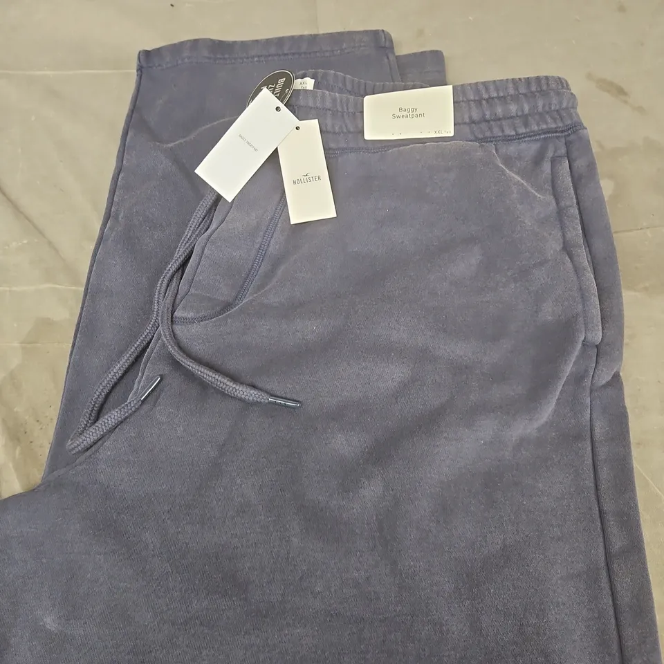 HOLLISTER BAGGY SWEATPANTS – BLUE, XXL TALL