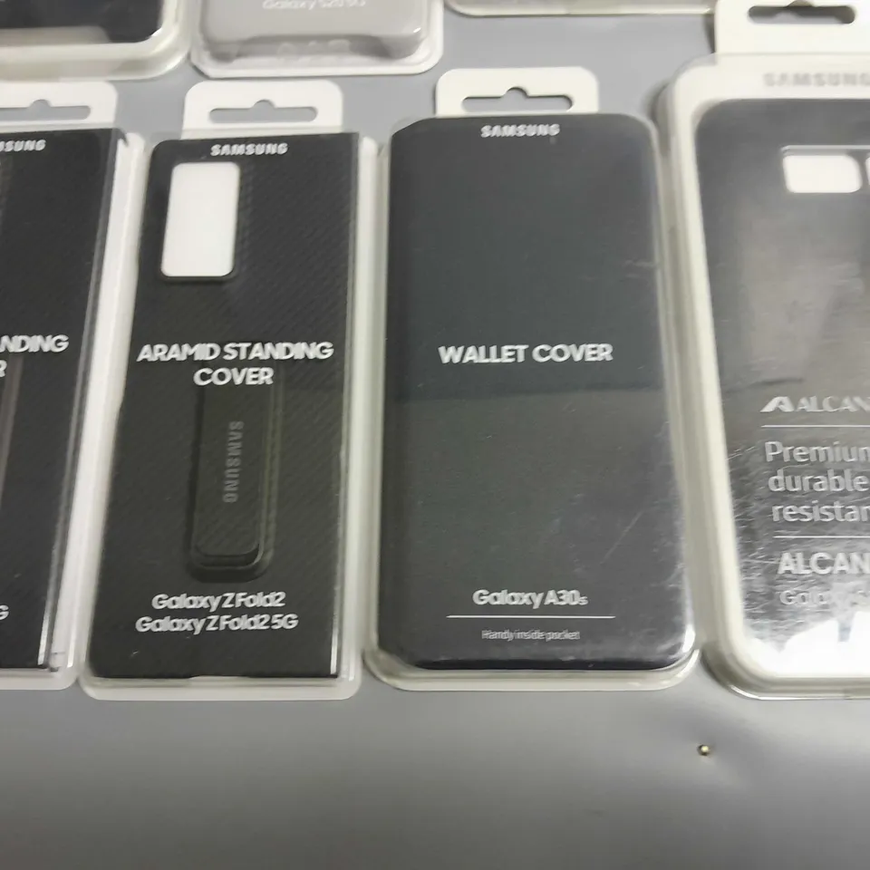 LOT OF 12 ASSORTED SAMSUNG PHONE CASES