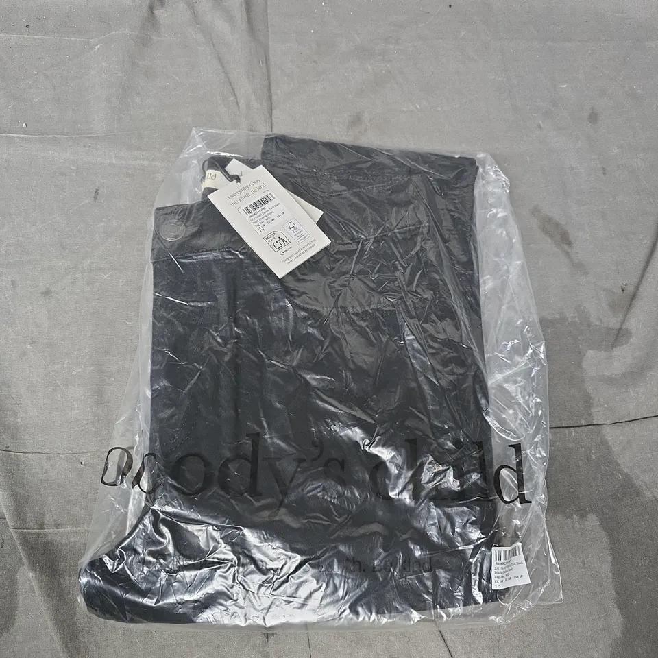 NOBODY'S CHILD BLACK CHELSEA SKINNY DENIM TWILL JEANS SIZE UK 10R