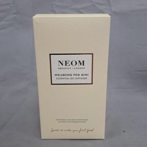 NEOM ORGANICS WELLBEING POD MINI ESSENTIAL OIL DIFFUSER – BOXED
