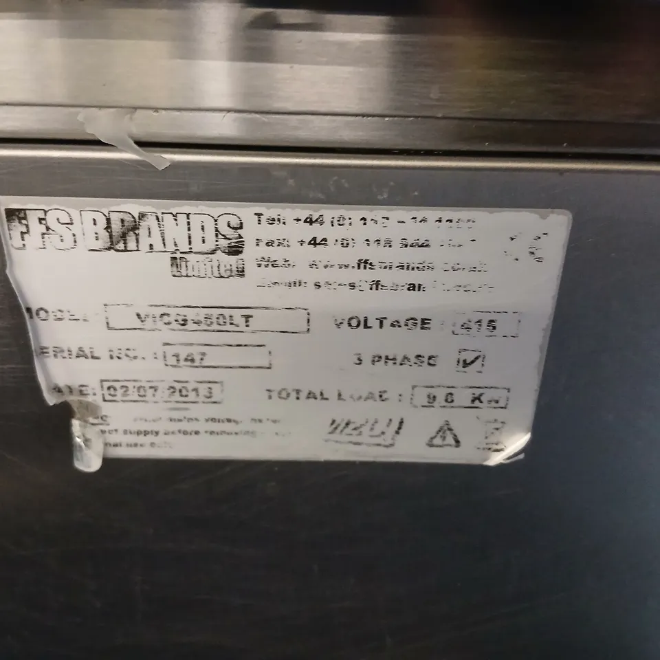 VIZU 450 FREESTANDING SMOOTH PLATE CLAM GRIDDLE VICG450OCL