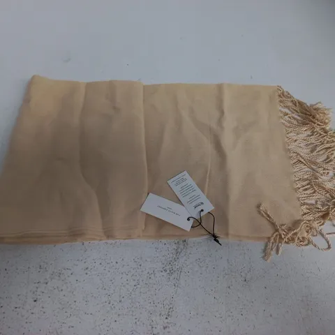 THE WHITE COMPANY TENCEL MODAL WOOL PLAIN FRINGE SCARF - ONE SIZE