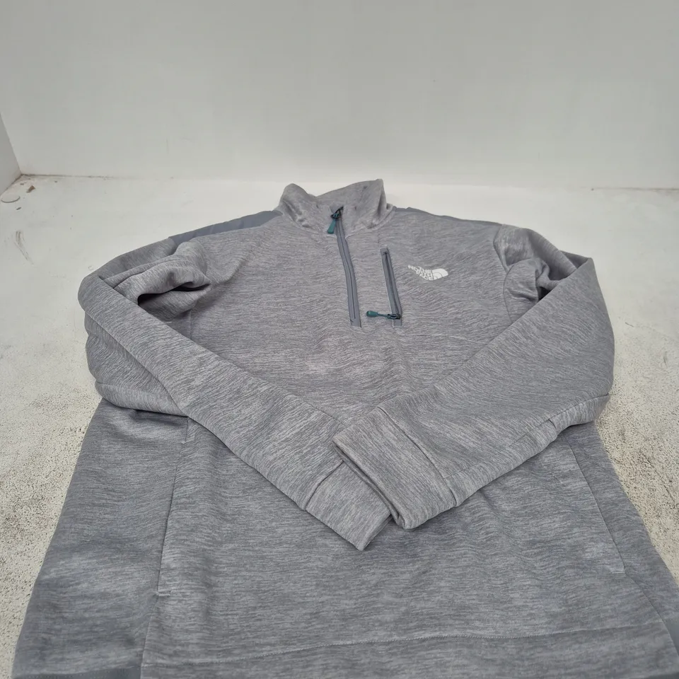 THE NORTH FACE MEN'S FLEECE PULLOVER – GREY, SIZE S
