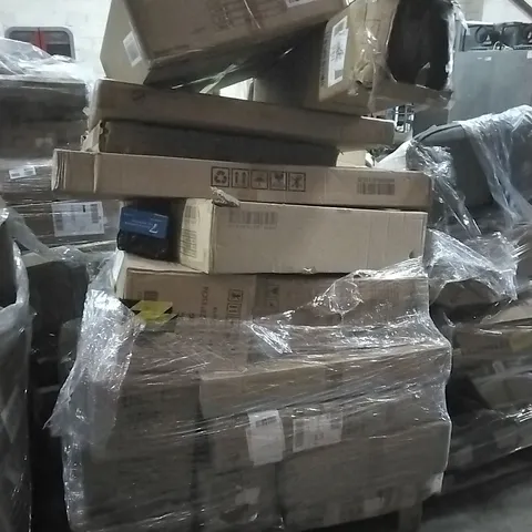 PALLET TO CONTAIN ACCENT CHAIR, REARVIEW LED MONITOR, LED FLOOD LIGHTS AND OTHER ASSORTED ITEMS...