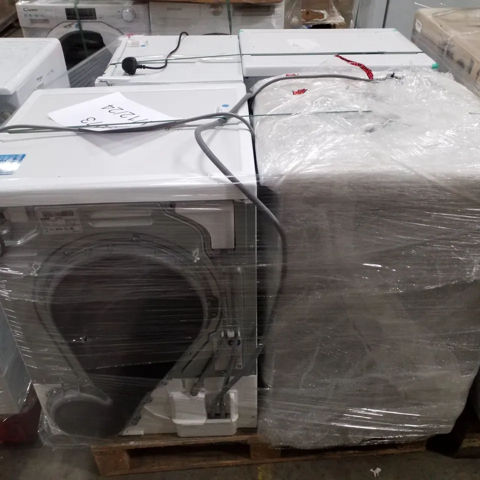 PALLET OF APPROXIMATELY 4 UNPROCESSED RAW RETURN WHITE GOODS TO INCLUDE;