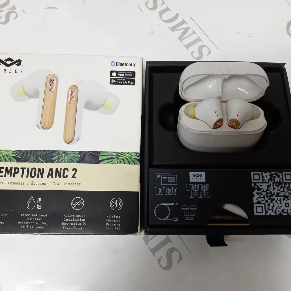 BOXED MARLEY REDEMPTION ANC 2 TRUE WIRELESS EARPHONES