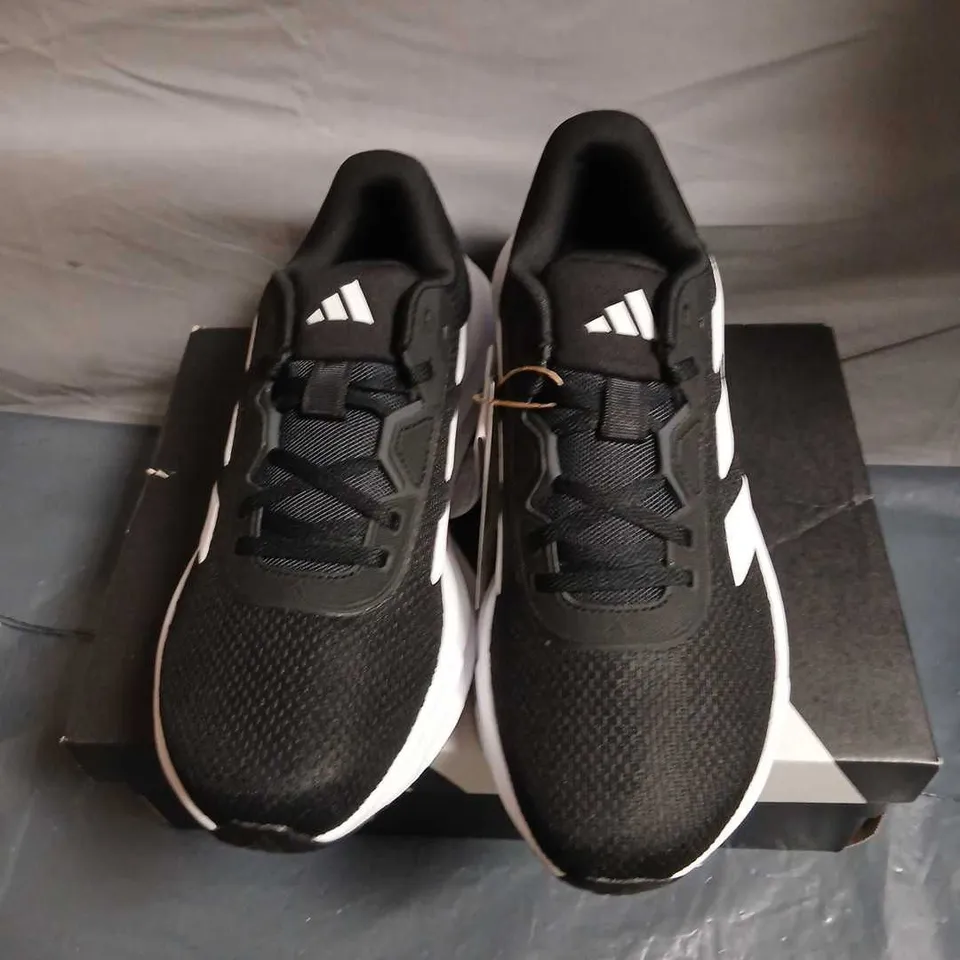 ADIDAS GALAXY 7 W RUNNING SHOES – BLACK/WHITE, BOXED UK 6 (US 7.5)