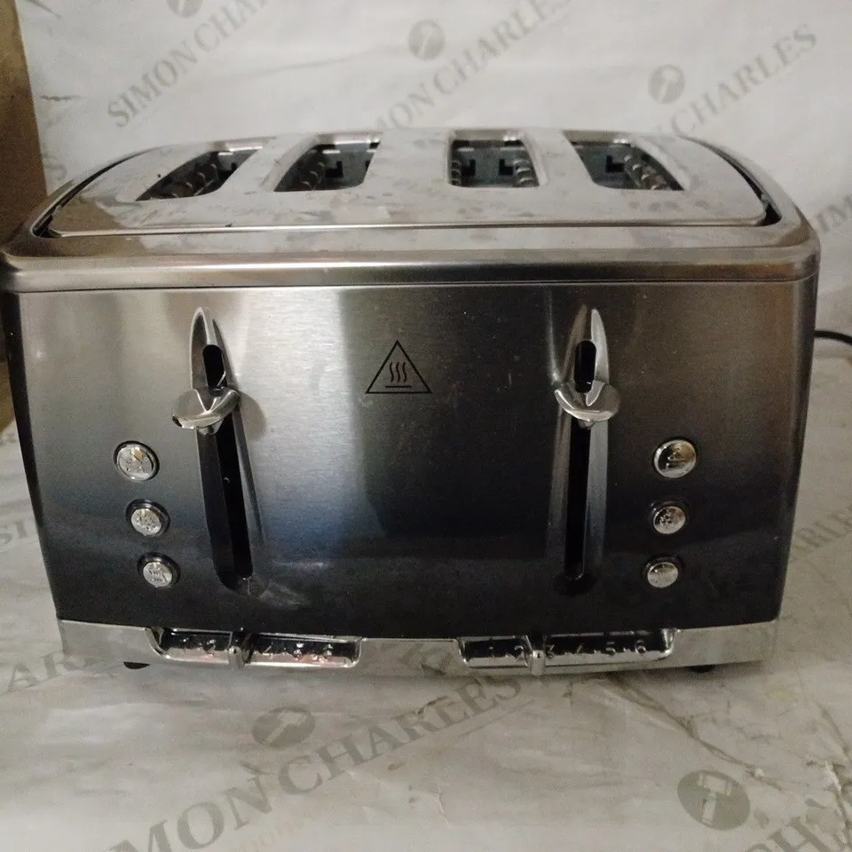 RUSSELL HOBBS 25141 STAINLESS STEEL FOUR SLICE TOASTER
