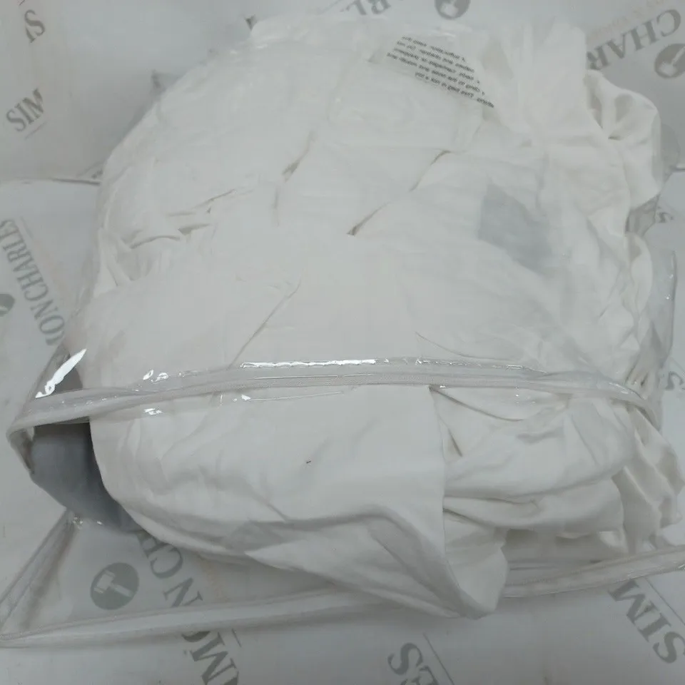 OUTLET K BY KELLY HOPPEN KENSINGTON 4 PIECE DUVET SET - SILVER GREY - SUPER KING