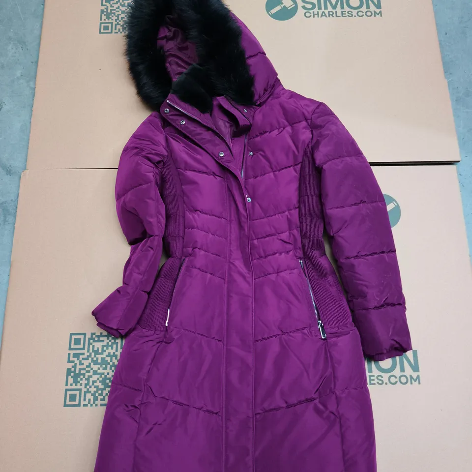 HOBBS LONDON JAYMIE PUFFER IN PINK - UK 10