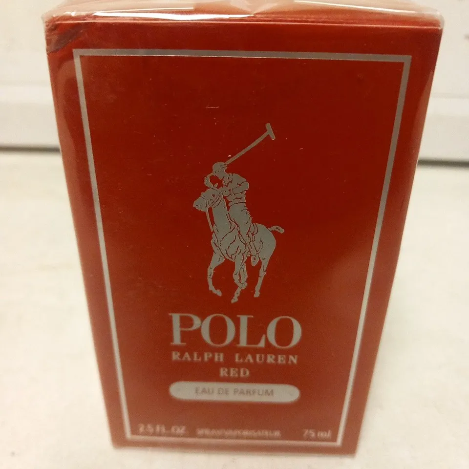 BOXED AND SEALED POLO RALPH LAUREN RED EAU DE PARFUM 75ML 