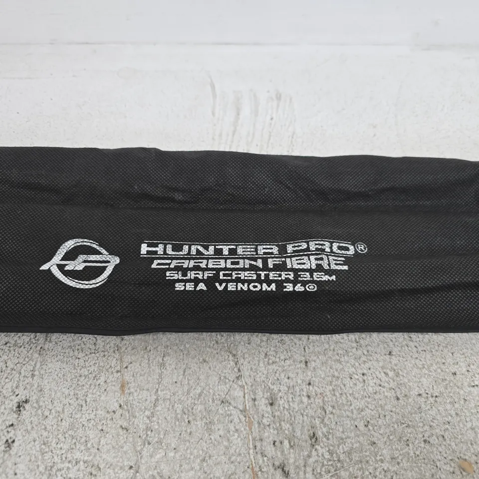 HUNTER PRO CARBON FIBRE SURF CASTING ROD – SEA VENOM 360, 3.6M (MULTI‑PIECE)