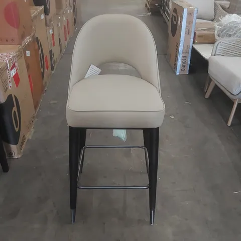 DANETTI FAUX LEATHER BARSTOOL