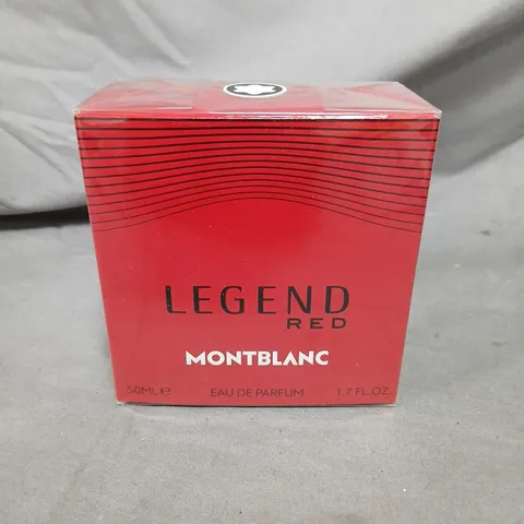 BOXED AND SEALED LEGEND RED MONT BLANC EAU DE PARFUM 50ML