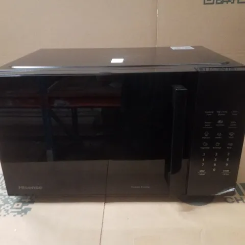 BOXED HISENSE H29MOBS9HGUK 29 LITRE 29CM HIGH, FREESTANDING SMALL MICROWAVE WITH GRILL - BLACK