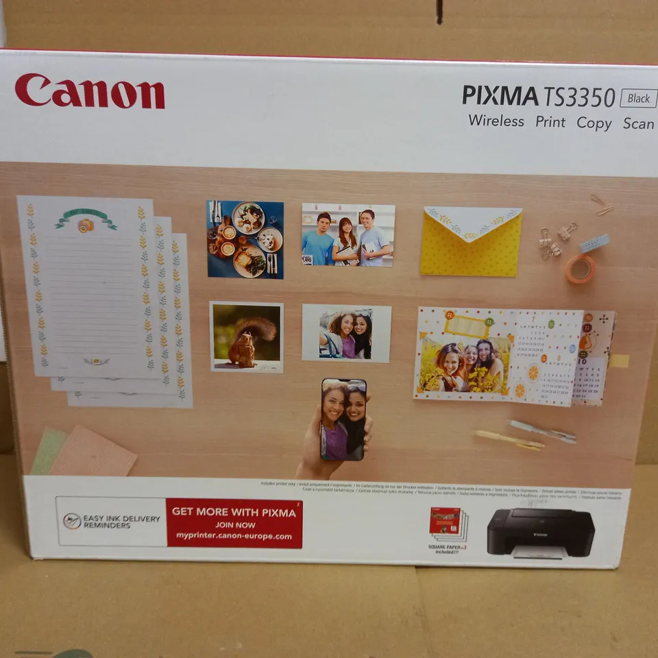 CANON PIXMA TS3350 PRINTER & SCANNER