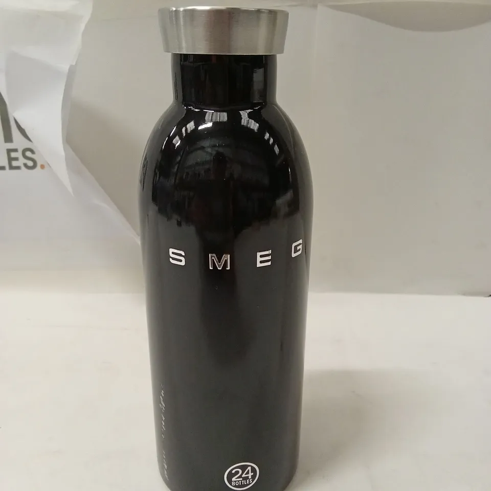 SMEG STAINLESS STEEL FLASK JET BLACK