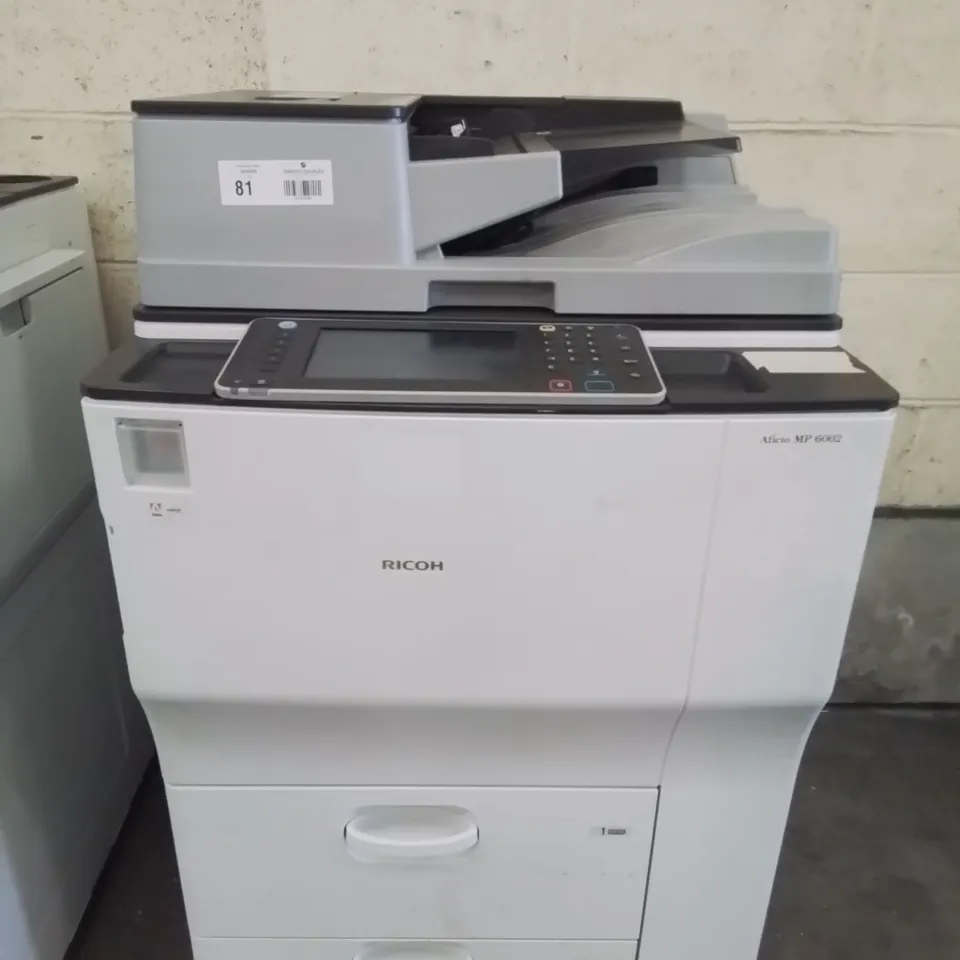 RICOH ATICIO MONO LAZER MULTIFUNCTION PRINTER 60 ppm Model MP6002