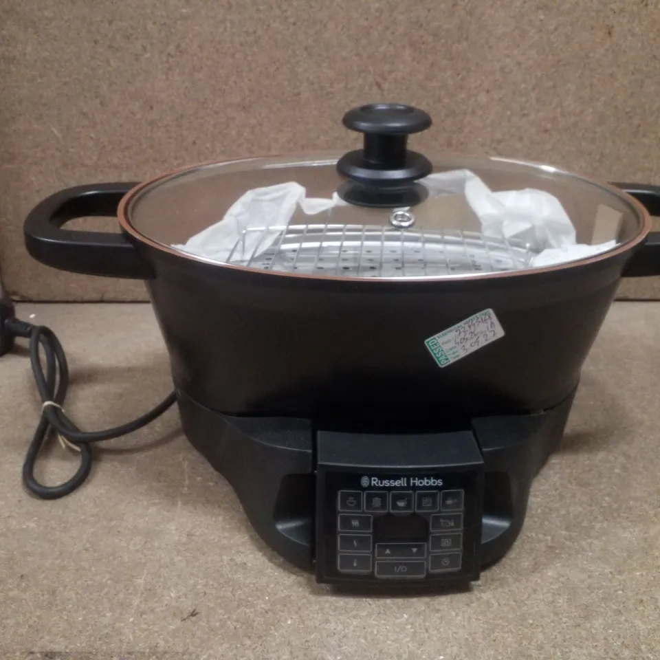 BOXED RUSSELL HOBBS 28270 BLACK MULTICOOKER 