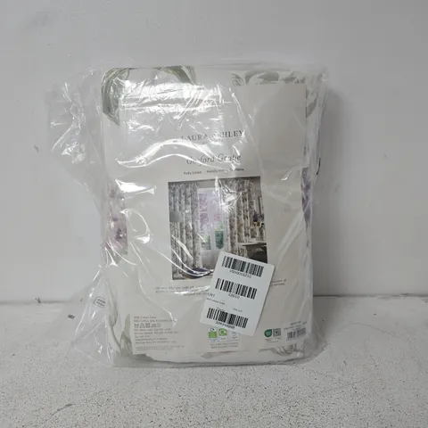 LAURA ASHLEY GOSFORD GRAPE CURTAINS 64 X 90