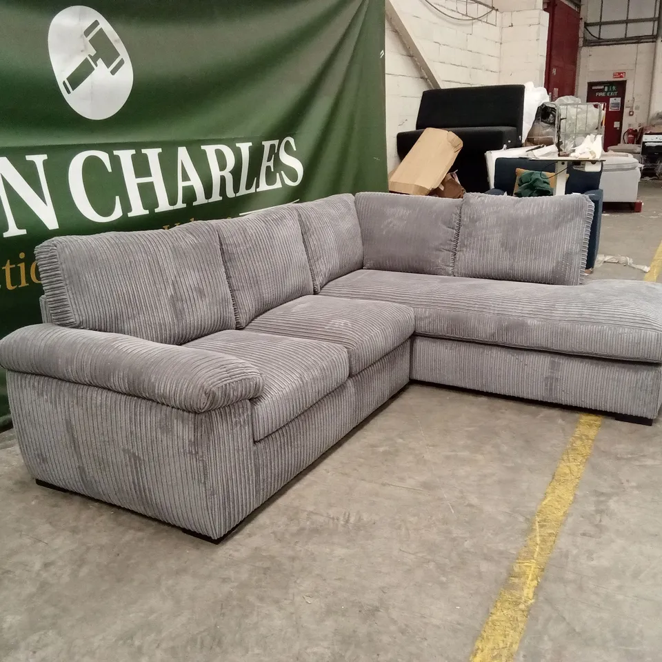AMALFI STANDARD BACK FABRIC RIGHT HAND CORNER CHAISE SOFA RRP £949