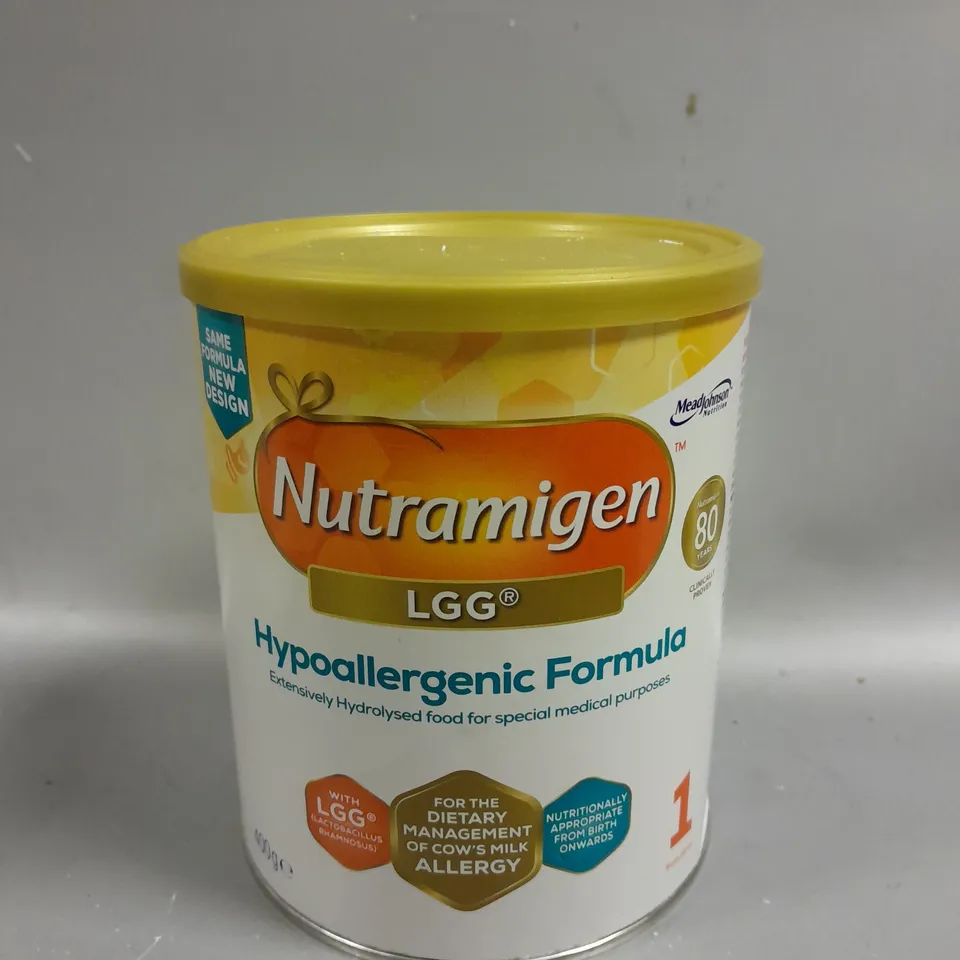 SEALED NUTRAMIGEN LGG HYPOALLERGENIC FORMULA - 1 FROM BIRTH - 400G