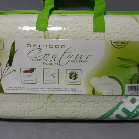 BAMBOO CONTOUR MEMORY FOAM PILLOW 