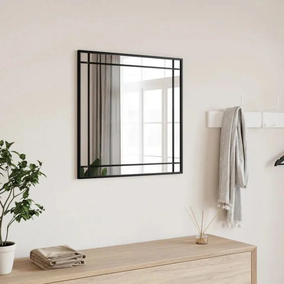 BOXED RECTANGLE METAL WALL MIRROR