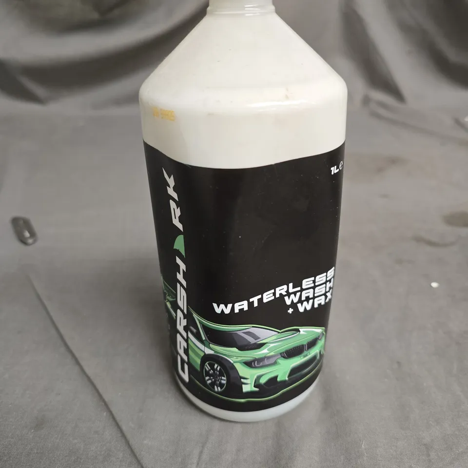 BOX OF APPROXIMATELY 25 LIQUID ITEMS TO INCLUDE: WATERLESS WASH+WAX AND PATIO, PATH AND DECKING CLEANER