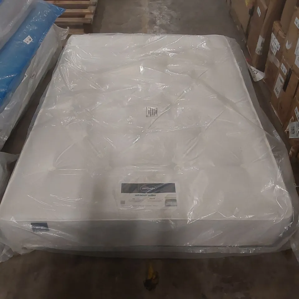 QUALITY BAGGED SILENTNIGHT MIRACOIL ORTHO DOUBLE MATTRESS