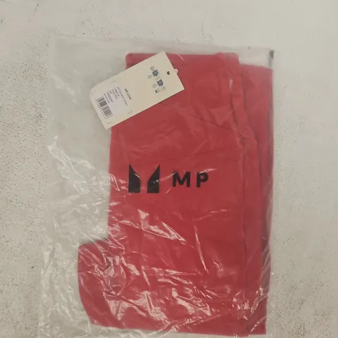 BAGGED MY PROTEIN WOMEN'S TEMPO LEGGINGS IN ROSE RED SIZE XS
