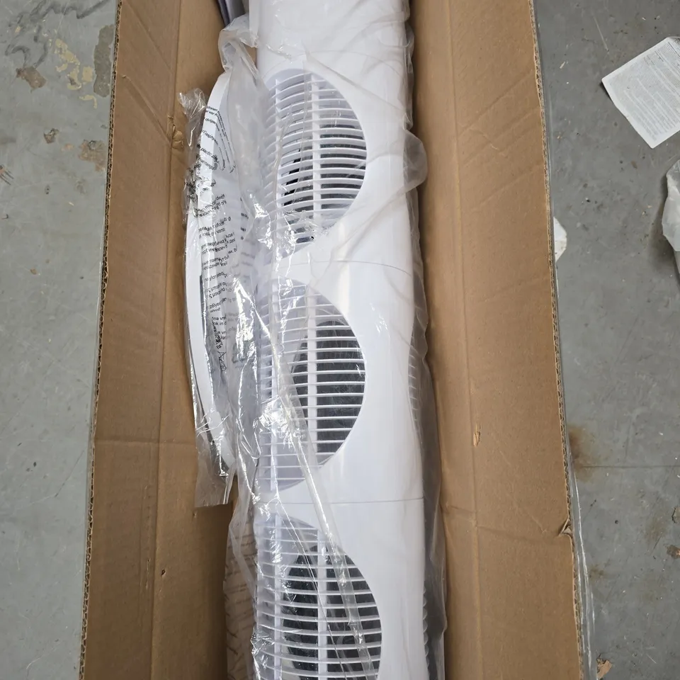 BOXED 39 INCHES TOWER IN WHITE - COLLECTION ONLY