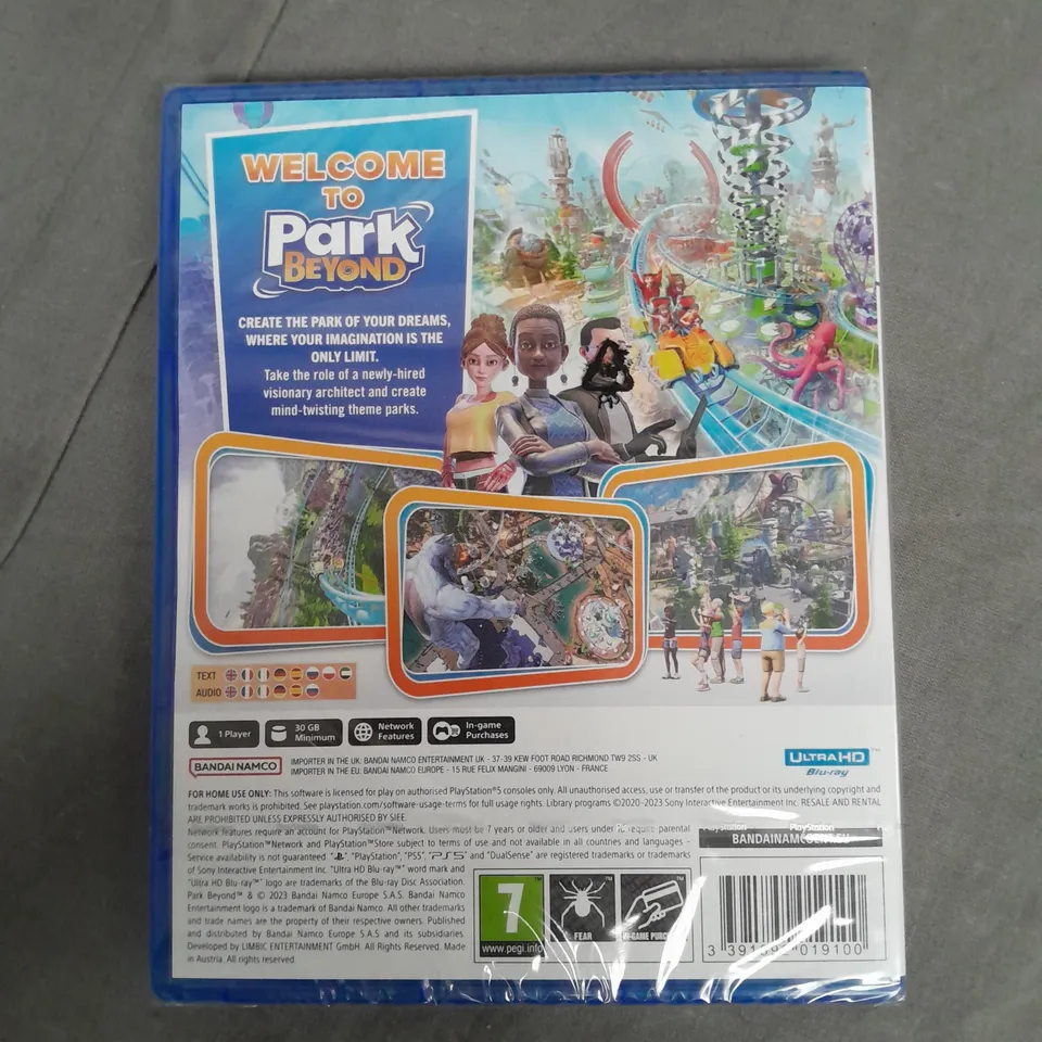 SEALED PARK BEYOND FOR PS5