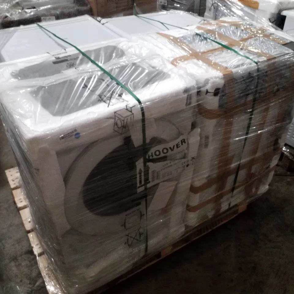 PALLET OF APPROXIMATELY 4 UNPROCESSED RAW RETURN WHITE GOODS TO INCLUDE;