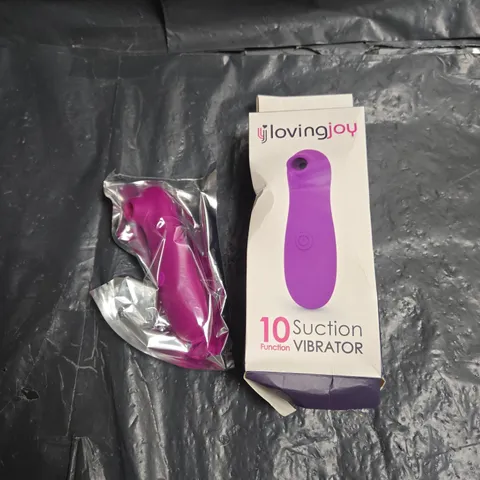 LOVINGJOY 10-FUNCTION SUCTION VIBRATOR – PURPLE