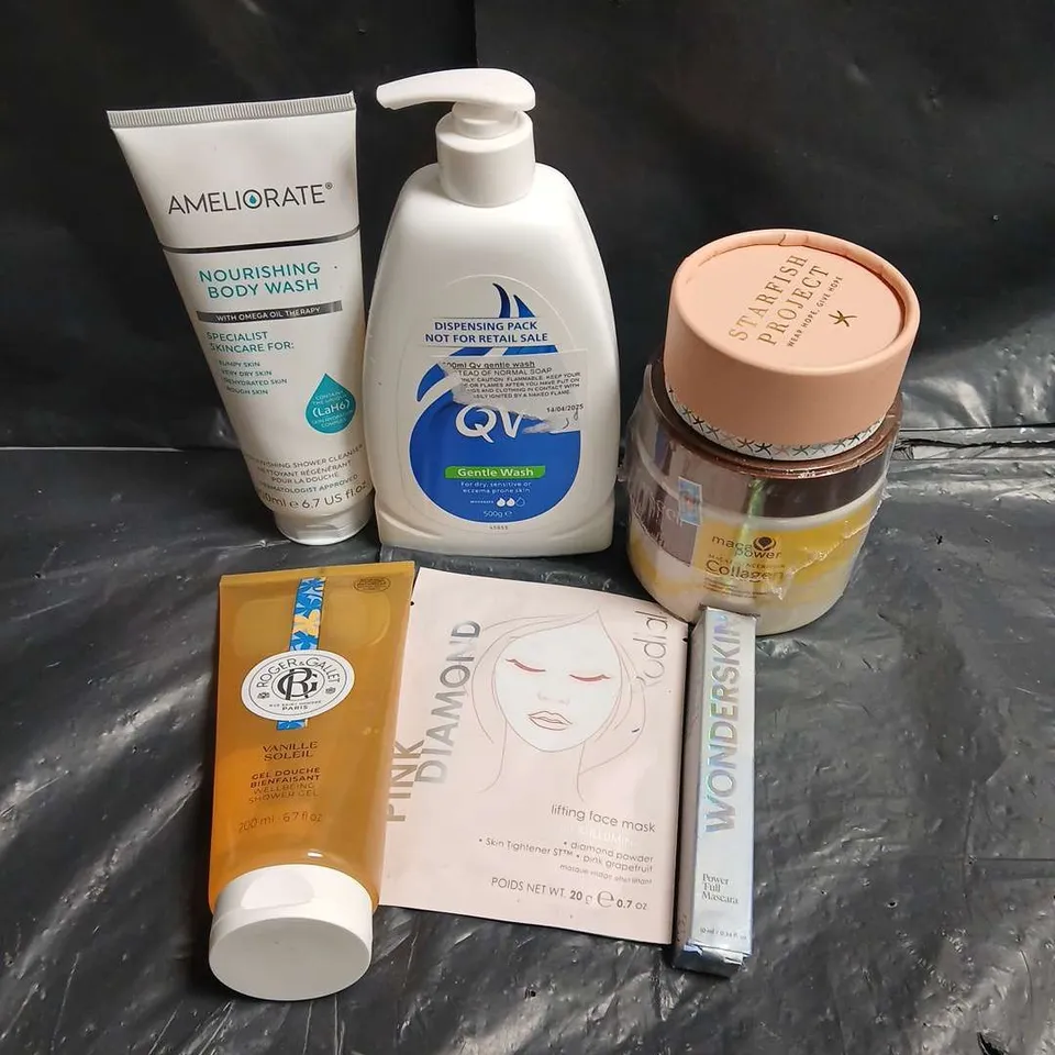 APPROXIMATEY 20 ASSORTED HEALTH AND BEAUTY PRODUCTS TO INCLUDE - STARFISH PROJECT NECKLACE - RODIAL PINK DIAMOND LIFTING FACE MASK - WONDERSKIN POWER FULL MASCARA - ETC