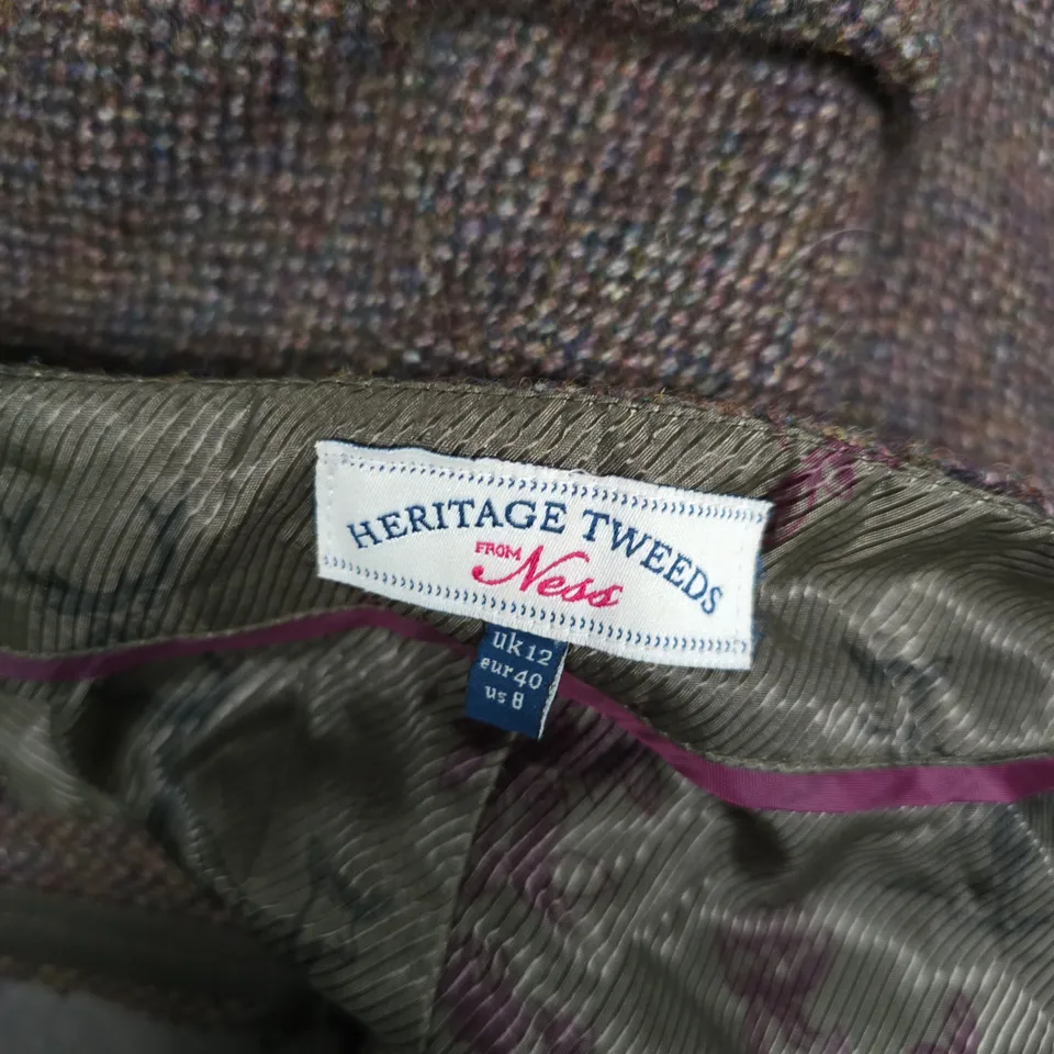 HERITAGE TWEEDS FROM NESS TROUSERS, UK 12 (EU 40, US 8)