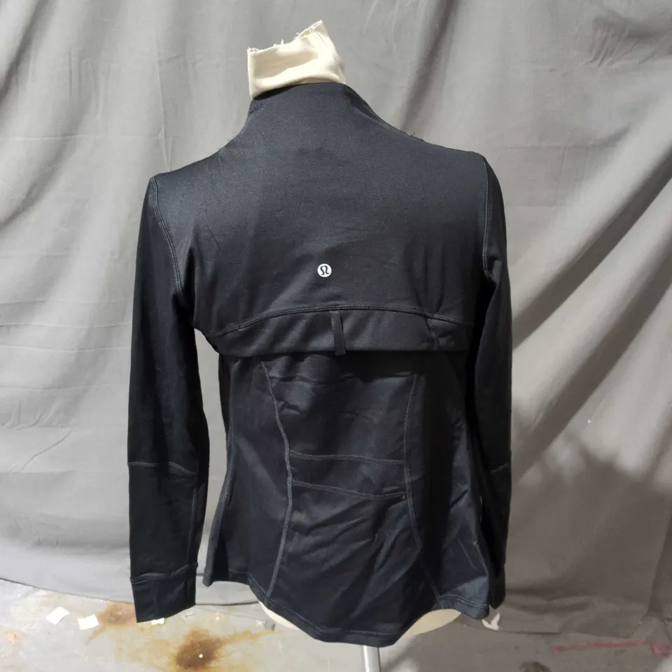 LULULEMON WOMEN'S BLACK JACKET – UK SIZE 6 (US 2), SIZE 2 TAG