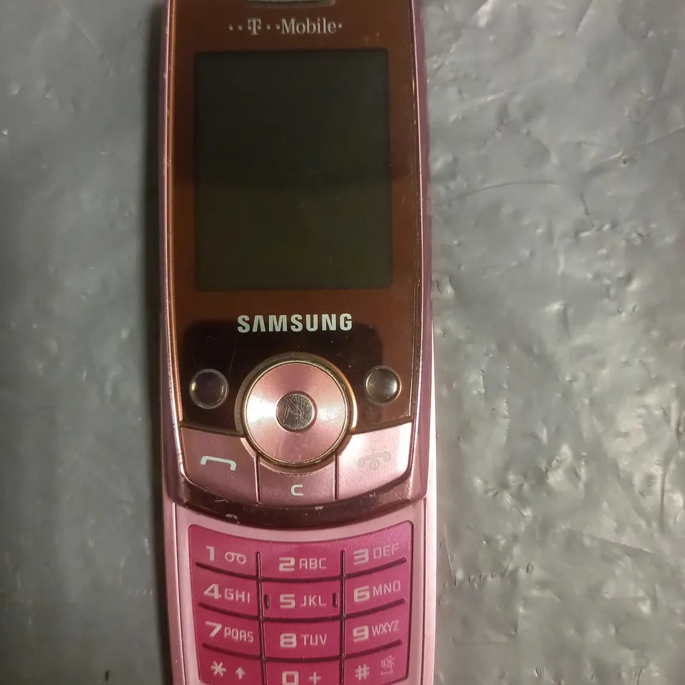 SAMSUNG MOBILE SLIDE PHONE PINK MODEL UNSPECIFIED