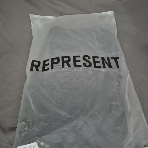 REPRESENT R5 HOODED DENM BOMBER SIZE L