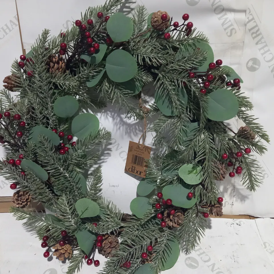 DIBOR DECORATIVE HANDMADE FESTIVE WREATH